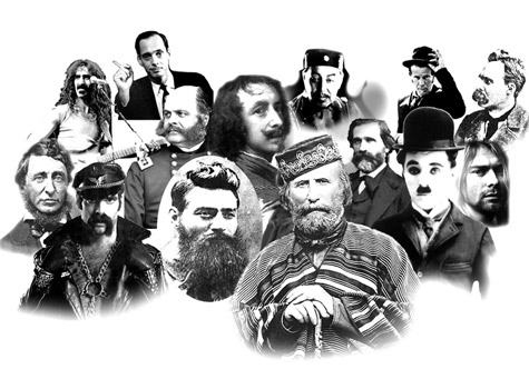 beards collage
